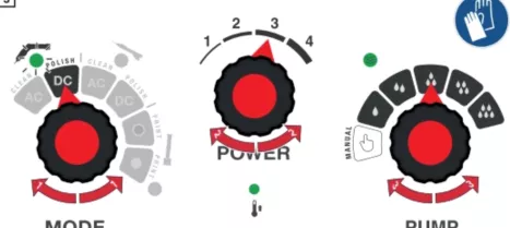 Settings for polishing